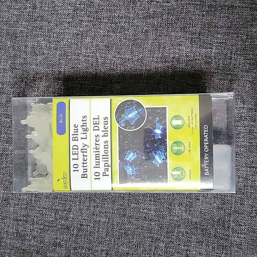 2/$8 LED Blue Butterfly Lights